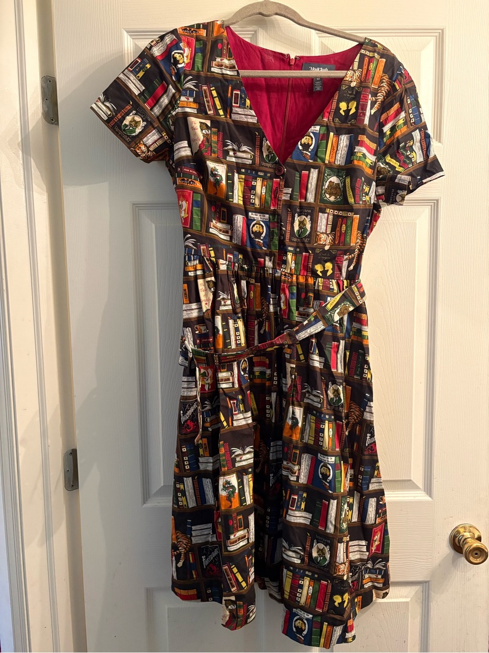 ModCloth Animal Library Book Dress Rare